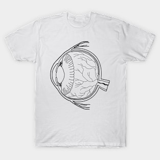 Eyeball Line Art small T-Shirt